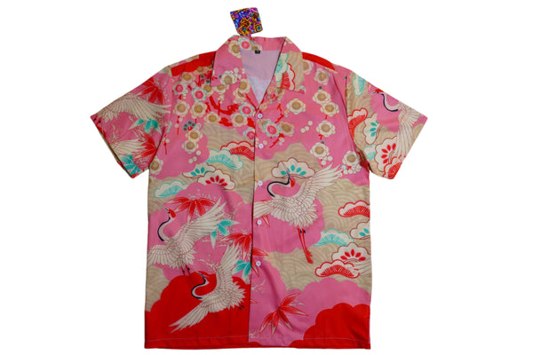 Sakura Short Sleeve Button up