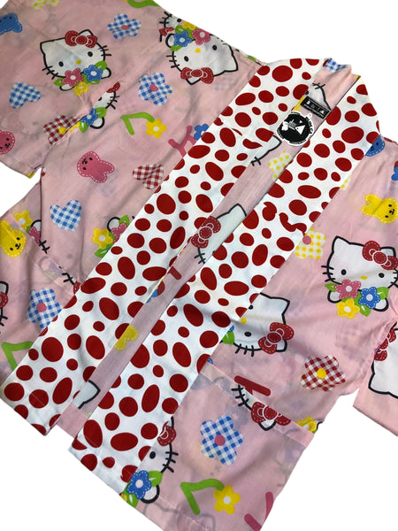 Few of a Kind Handmade Hello Kitty Dot Haori by Blim
