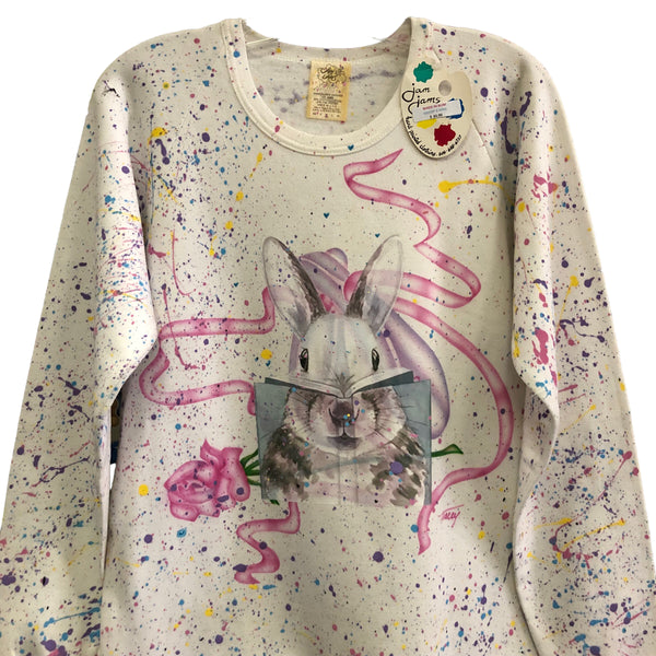 Bunny Ballet Collage Blim x JamJams Sweater