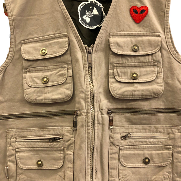 Custom Screen Printed Gummo Cargo Vest