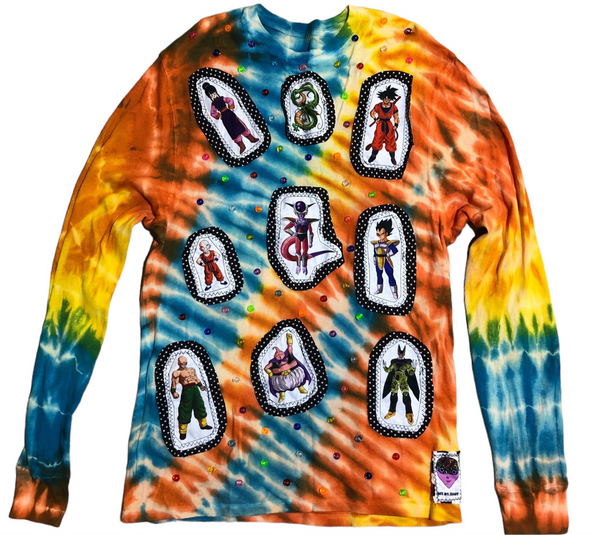 Hand Embellished Dragon Ball Shirt by Zealot
