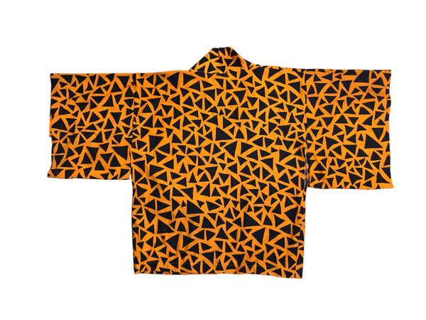 Few of a Kind Handmade Orange Black Haori by Blim