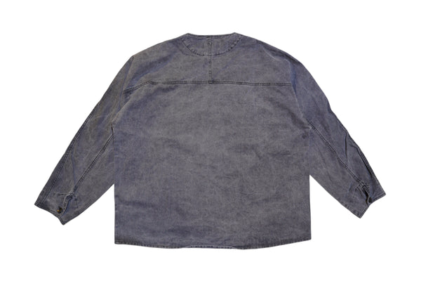 Black Overwashed cotton Jacket