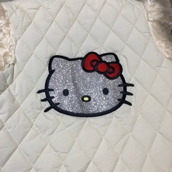 Upcycled Hello Kitty Quilted Vest