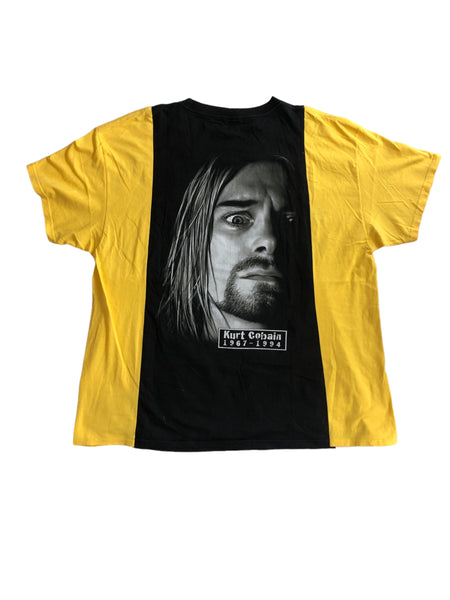 Hand Upcycled Cobain Shirt by Zealot