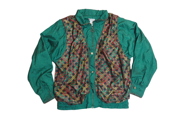 Embellished Vintage Abstract Pattern Jacket