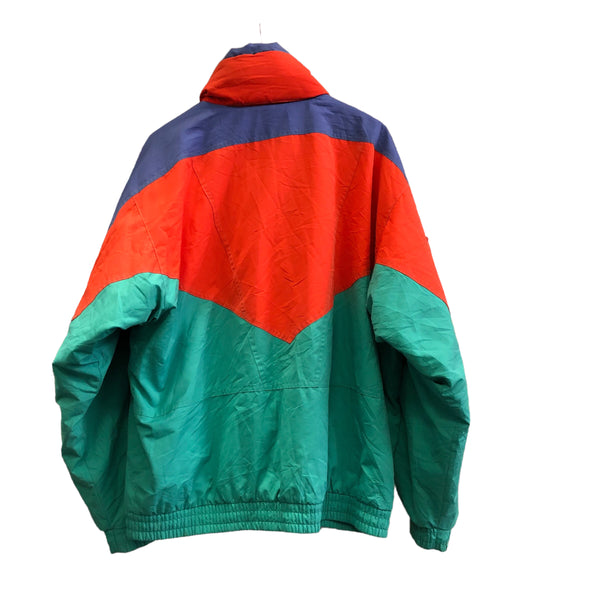Vintage Sergio Tacchini Red, Green, and Purple Jacket
