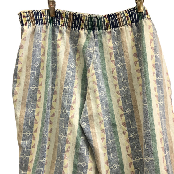 Vintage Weekends Denim Printed Pant