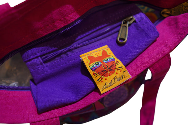 Vintage  Laurel Burch tote bag