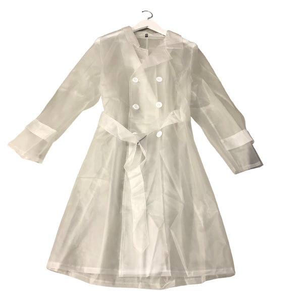 BACK IN STOCK!  Clear Trench Coat