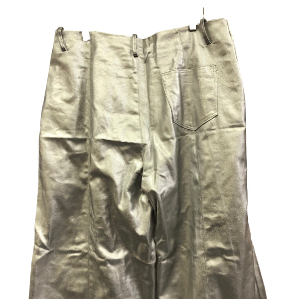 Silver Metallic Cargo Pant