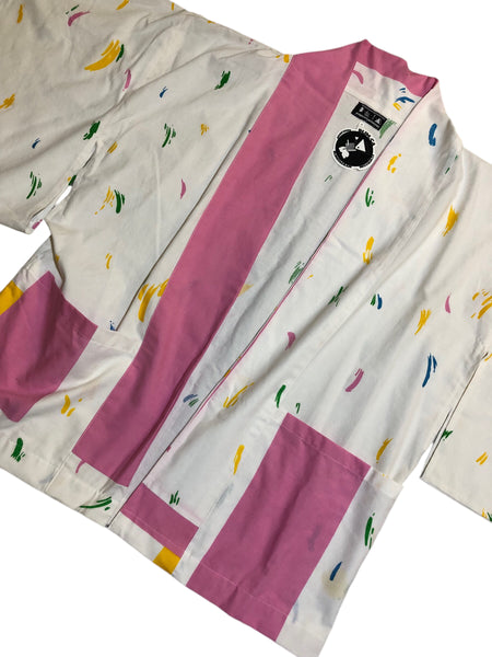Few of a Kind Handmade Pink White Speckle Haori by Blim