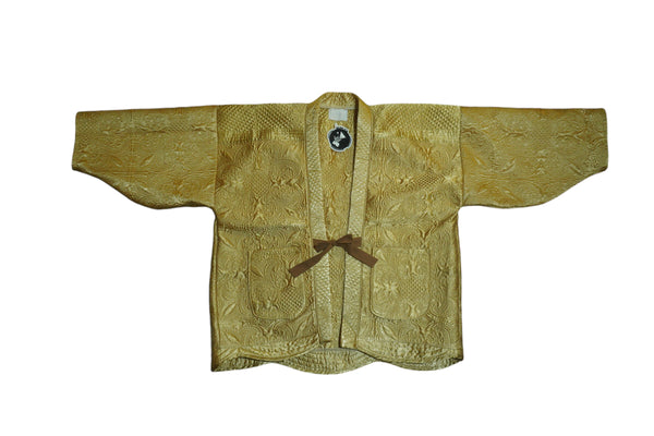 Handmade OOAK Gold Quilted Hapi Coat