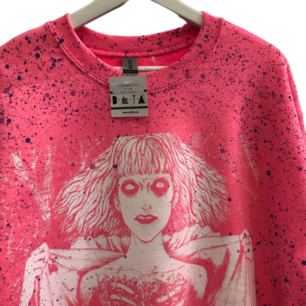 OOAK Hand Splattered Tomie/ Striffolino Crew neck by Blim