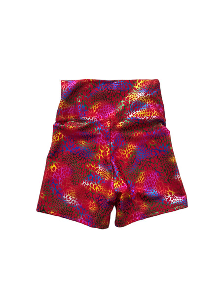 Blim Neon Printed Booty Shorts