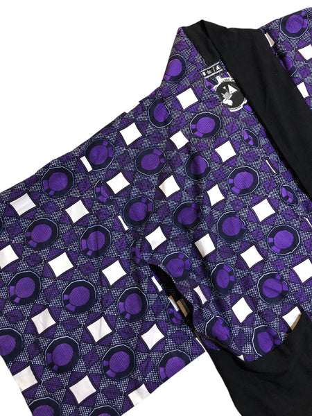 Few of a Kind Handmade Purple Print Haori by Blim