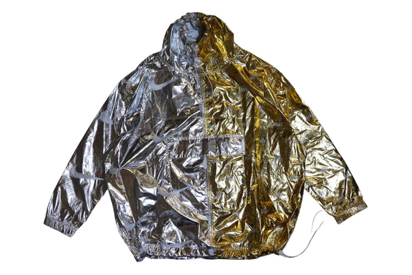 New Gold silver Nike pullover hoody