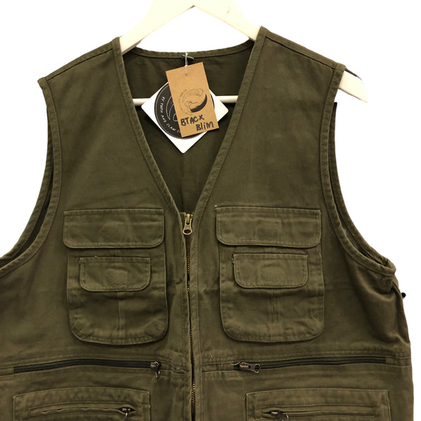 OOAK Gold Moon Cargo Vest by Tooth and Claw x Blim