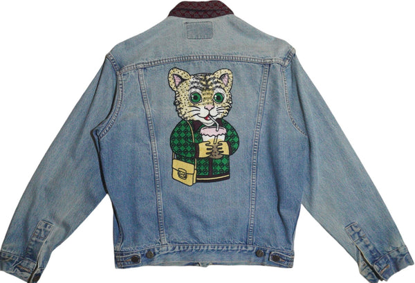 Vintage Embellished Denim Jacket