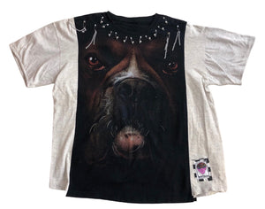 Hand Upcycled Rottweiler Shirt by Zealot