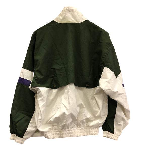 Ellesse White and Green Light Jacket