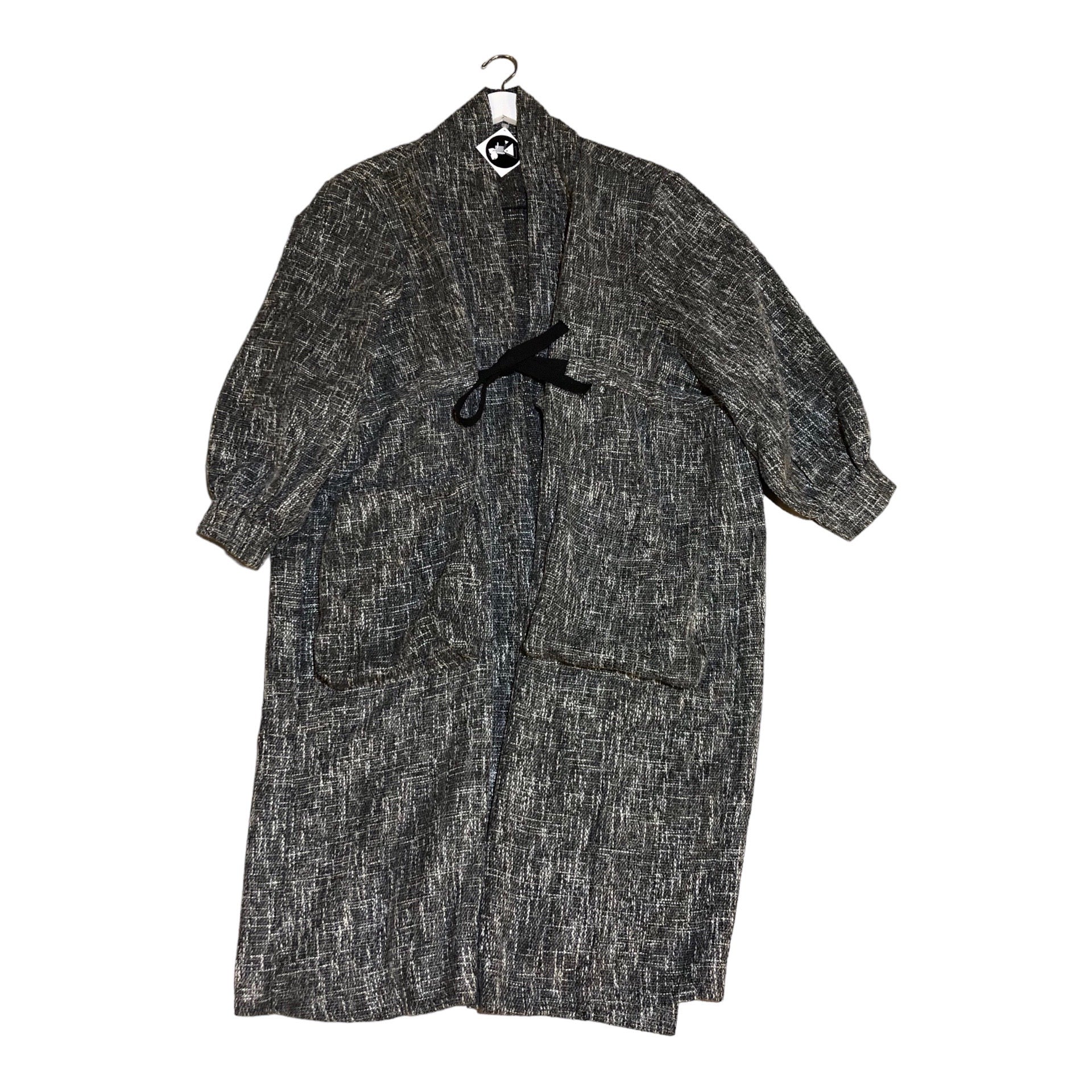 Salt and Pepper Long Woven Jacket