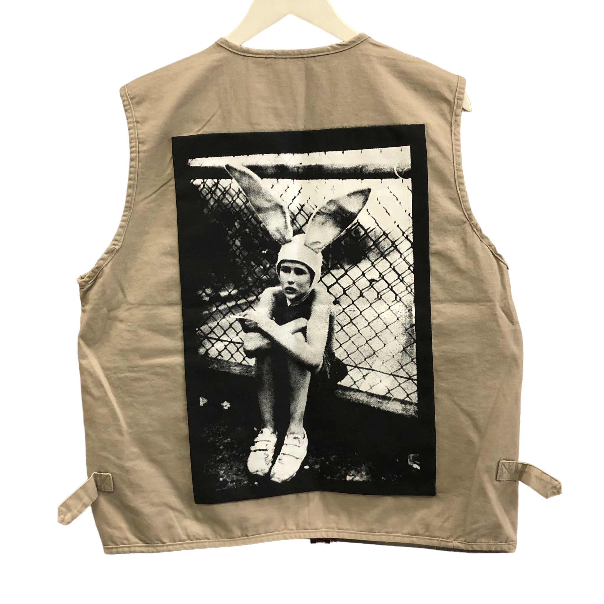 Custom Screen Printed Gummo Cargo Vest