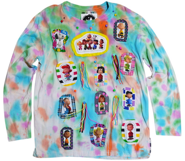 Hand Embellished Peanuts Shirt by Zealot