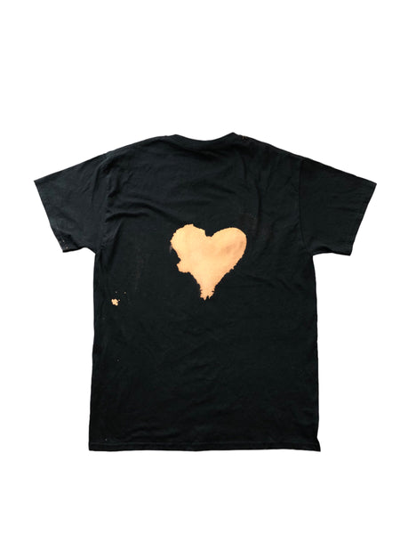 Hand Bleached Sneaky Stripes Drxgs x intimacy shirt