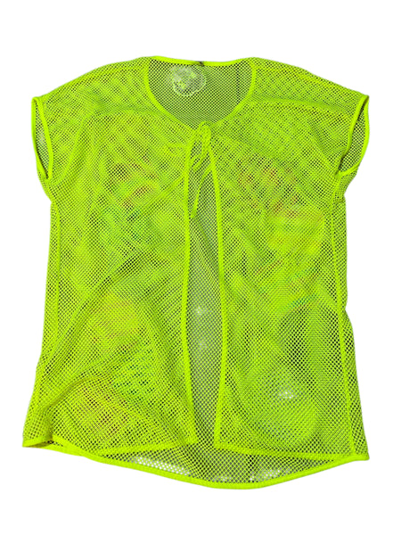 Hand Upcycled mesh Shirt by Zealot