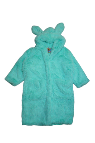 Pastel Faux Fur Full Length jacket