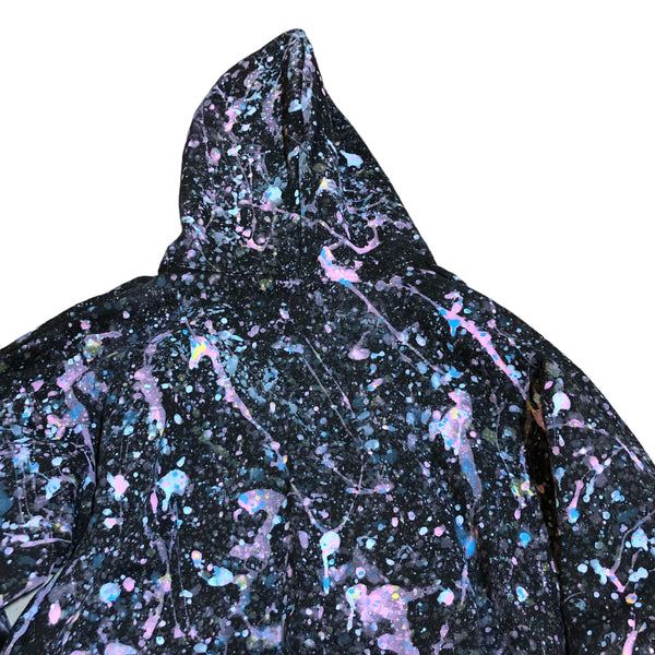 Hand Splattered Embellished Hoodie by Blim