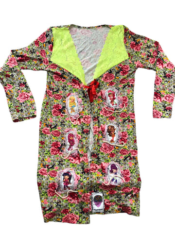 Strawberry Shortcake Patch Floral Robe by Zealot