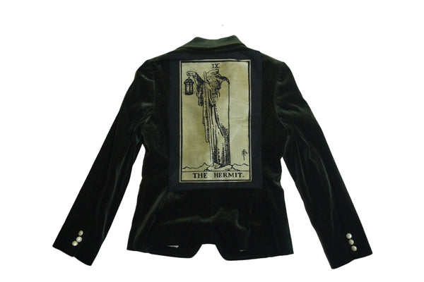 Ooak the Hermit Velvet Blazer by Tooth and Claw x Blim