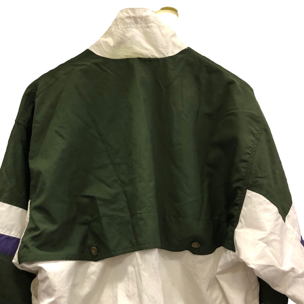 Ellesse White and Green Light Jacket