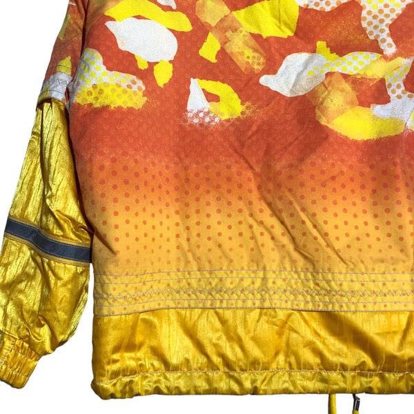 Abstract Design Vintage Hooded Jacket by ASICS