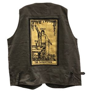 OOAK Magician Acid Black Cargo Vest by Tooth and Claw x Blim