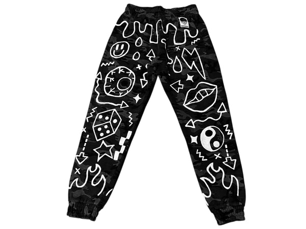 Hand Upcycled pants by Zealot