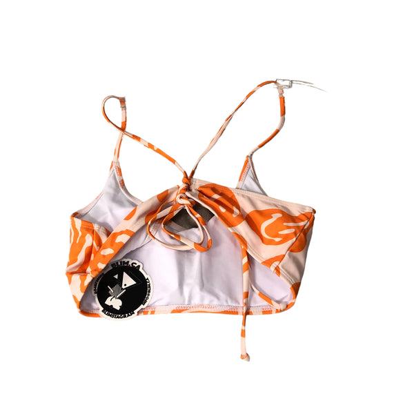 Tangerine Smiley Bikini Set