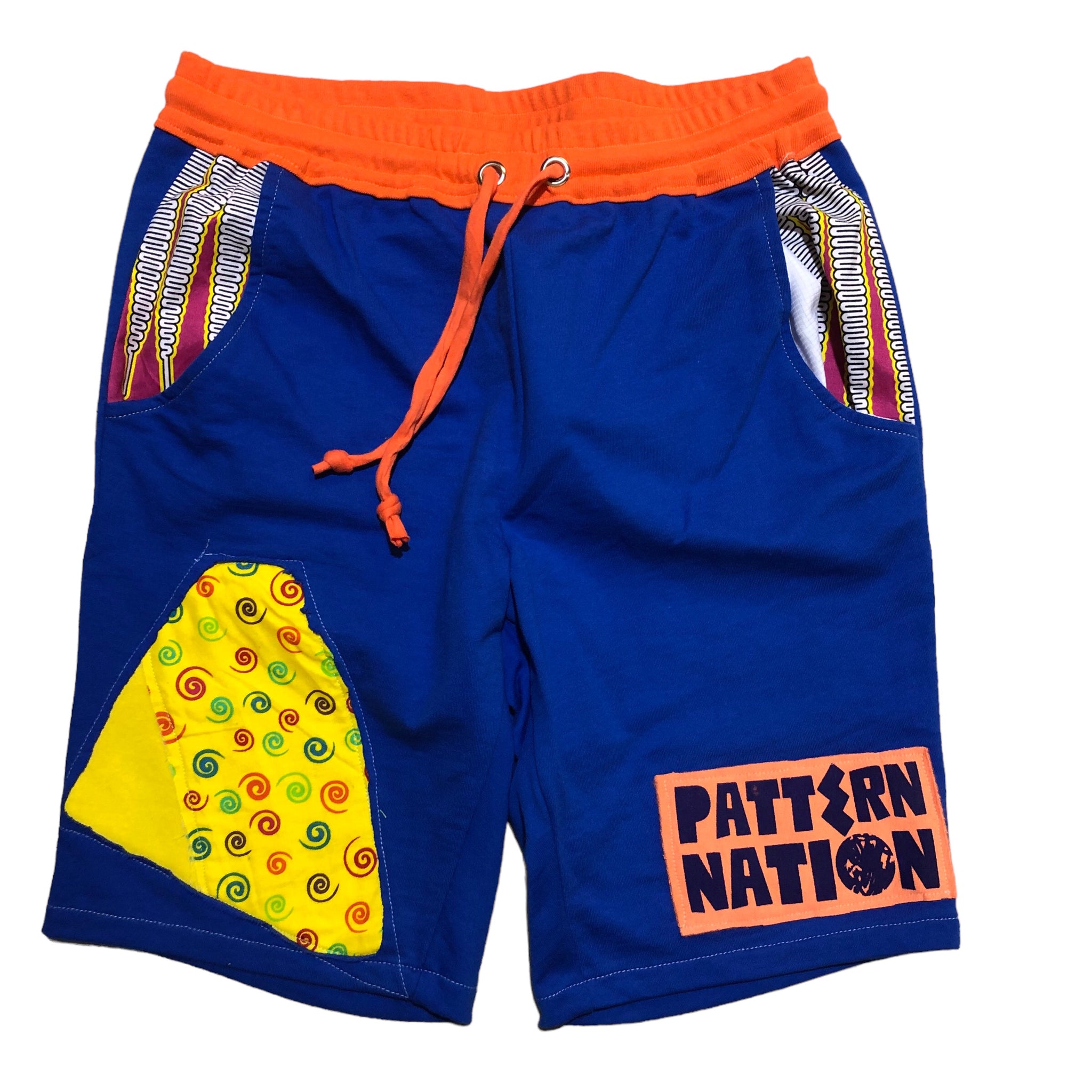 Hand Patchwork Shorts by Pattern Nation