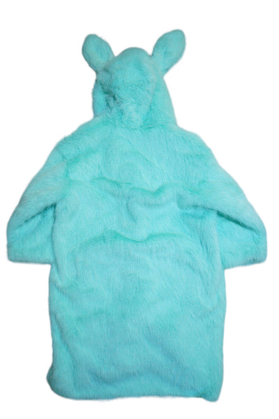 Pastel Faux Fur Full Length jacket