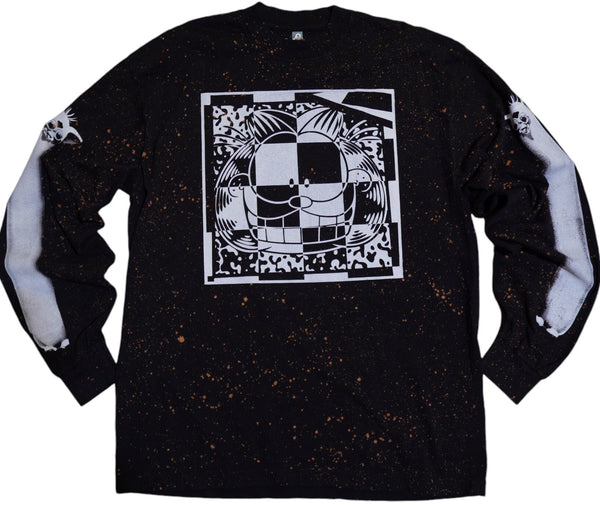 Hand Bleached Screen Printed Garf T-Shirt