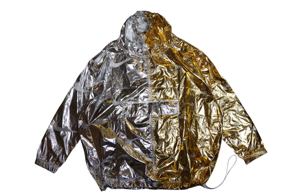 New Gold silver Nike pullover hoody