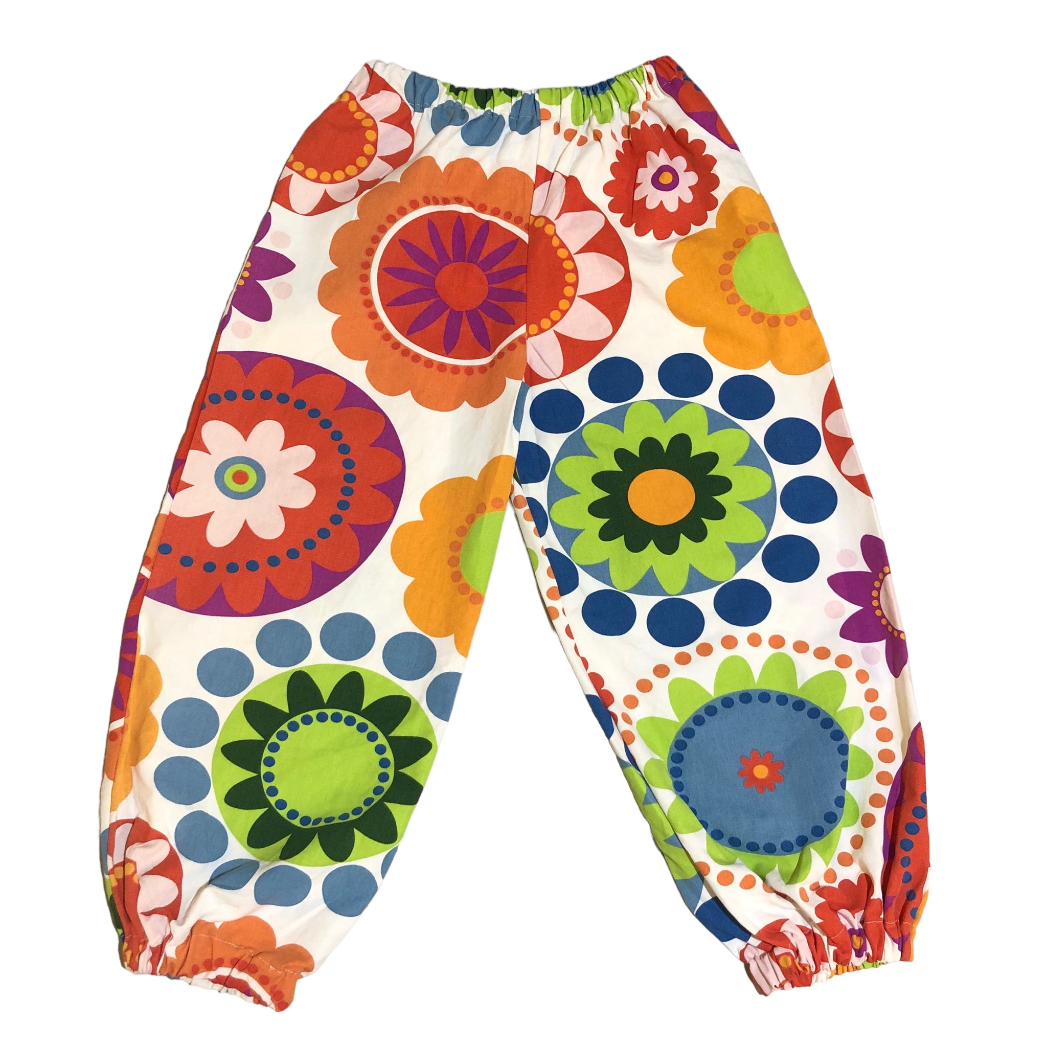 Custom Flower Power Cotton Balloon Pant by Blim