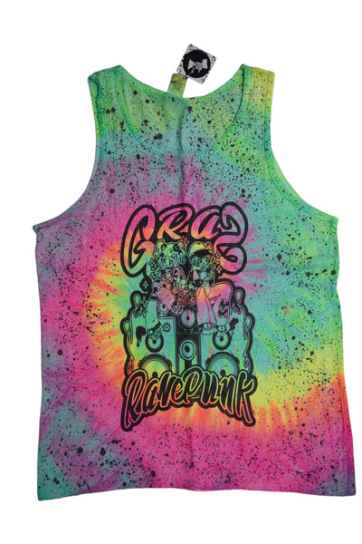 OOAK Tie dye Grazcore  Tank