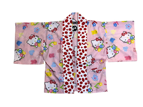 Few of a Kind Handmade Hello Kitty Dot Haori by Blim