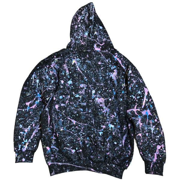 Hand Splattered Embellished Hoodie by Blim