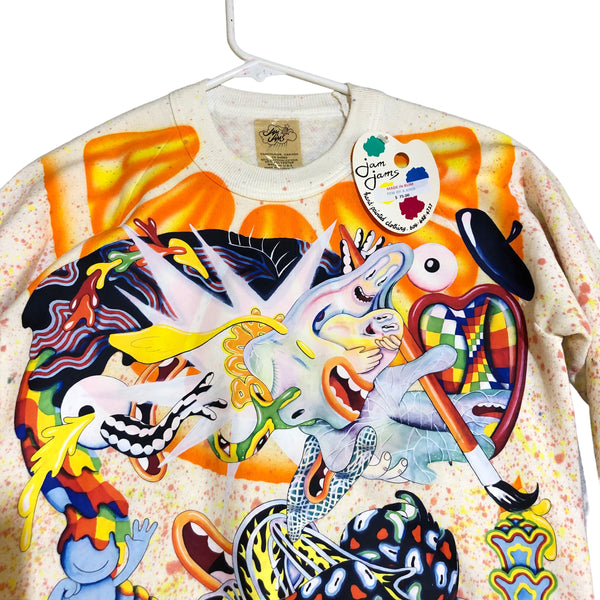 OOAK Splatter Sweater by Dang Olson x Blim