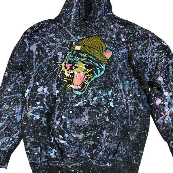 Hand Splattered Embellished Hoodie by Blim