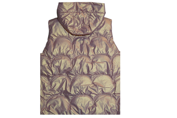 New Gold Down Puffer Long Vest